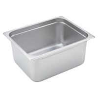 Winco 200H6SPJH-206 Anti-Jam 1/2 Size, 6" D Steam Table Pan