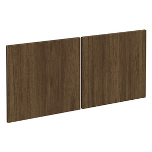  PL44LD - PAIR LAMINATE HUTCH DOORS - Modern Walnut