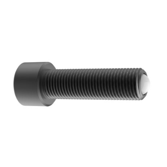 Carr Lane CL-4-BTSN-2.00 Delrin Ball-End Thrust Screw, Rolling Ball, 1/4-20 x 2.03