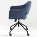 CHK68091BLU0701 - SARON GUEST CHAIR - Blue with 4 Prong base
