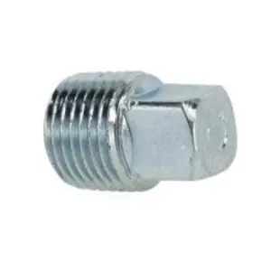 Square Head Plug, 1-1/2 in MPT, Steel