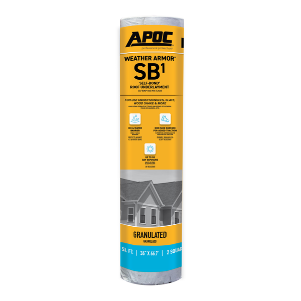 WEATHER-ARMOR® SB-1 SELF-BOND® ROOF UNDERLAYMENT