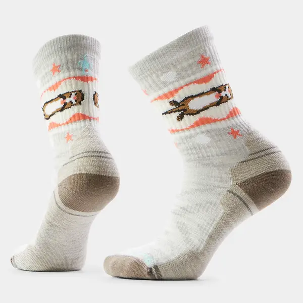SMARTWOOL 3048 - Women's Hike Otter Float Crew Socks - Ash