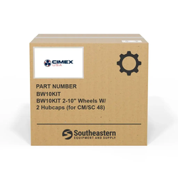 Cimex - BW10KIT - BW10KIT 2-10" Wheels W/ 2 Hubcaps (for CM/SC 48)