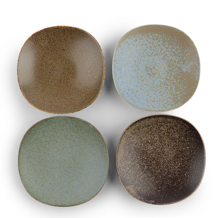 Pacific Forest Matte Plate Set 5-3/8"