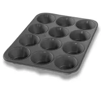 Chicago Metallic 43698 13-1/2" X 17-7/8" Overall Pecan Roll/Large Muffin Pan
