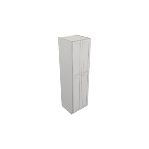 Metropolitan White Utility Cabinet - 24 W X 90 H X 24 D