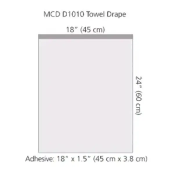 Drape Towel 18" x 24" Sterile 10/bx  D1010