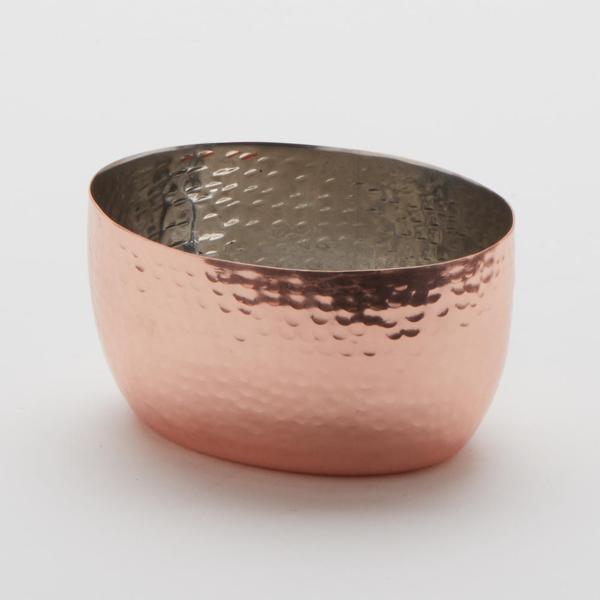 Oval Hammered Sauce Cups