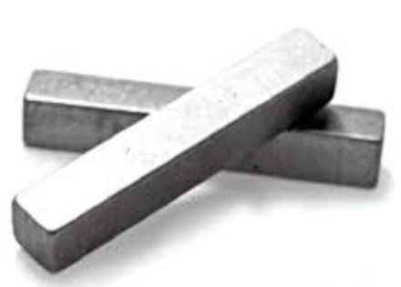 5/16" X 5/16" X 1 1/4" SQUARE KEY (+0.001/-0.000) 1018 STEEL PLAIN