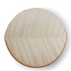 Hazara Leaf Plate White 11.75"