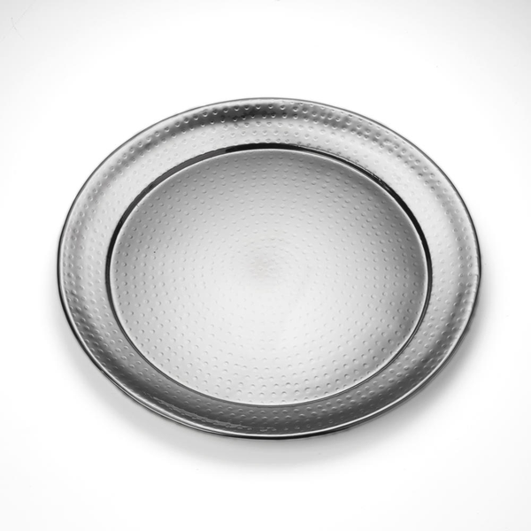 Round Hammered Trays