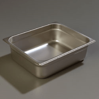 Carlisle 608124 Heavy-Duty 1/2 Size, 4"D Food Pan
