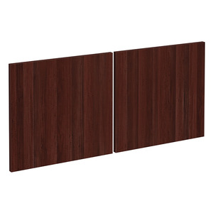  PL44LD - PAIR LAMINATE HUTCH DOORS - Mahogany