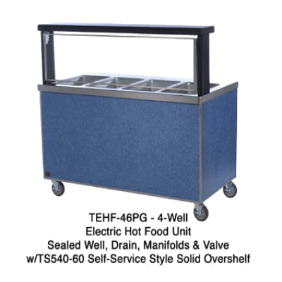 Duke Manufacturing TEHF-74SS Thurmaduke Hot Food Unit Mobile