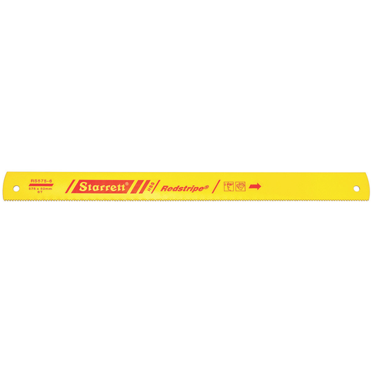 STARRETT RS575-6 23 x 2 x 100 x 6T, Redstripe Power Hacksaw Blade
