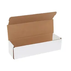 12 X 3.5 X 3" ECT32B WHITE CORRUGATED MAILERS 50/BD  MLR7