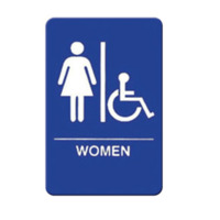 Winco SGNB-651B Sign 6'' X 9''