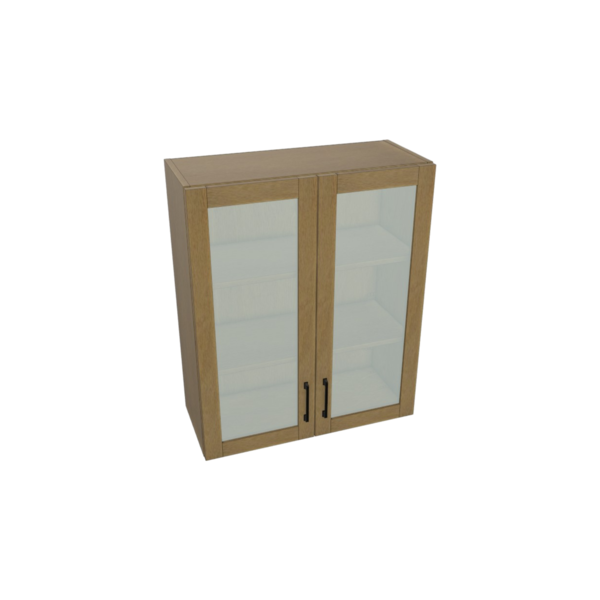 Artesia Glass Door Wall Cabinet Kit - 30”x 36” X 13”