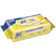 99716 LYSOL DISINFECTING WIPES FLATPACK, 80/PACK,  6 PACKS/CASE
