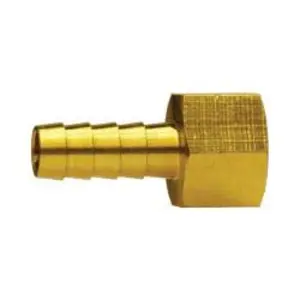 Rigid Adapter, 1-in Hose Barbed x 1-in FNPTF, Brass