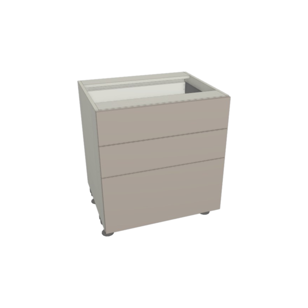 Capri Base 3 Drawers 30" x 34.5" x 23.75"