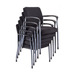 2904 GUEST CHAIR- BLACK9106