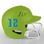 1 Color Custom Font Die Cut Number Decals