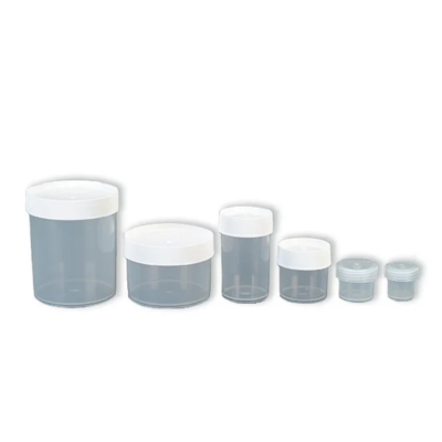 Jar - Plastic - Straight-Sided - 8 oz - With Lid