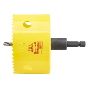 STARRETT ADCH0358 3-5/8'' (92mm) NVP Deep Cut Bi-Metal Hole Saw with Arbor
