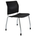 3084 STACKING GUEST CHAIR- BLACK