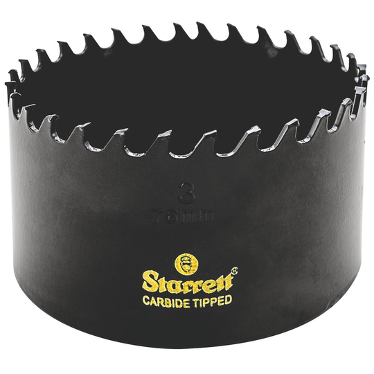 STARRETT CT300 3'' (76mm) Triple Chip Tungsten Carbide Hole Saw