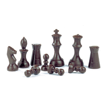 Matfer Bourgeat 380222 Chess Game Pieces Chocolate Mold