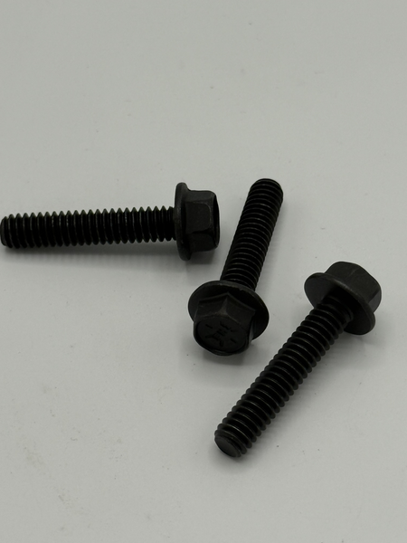 1/4" - 20 X 1 1/4" IFI-111 HEX FLANGE SCREW SAE J429 GR 8 ZINC PHOSPHATE AND OIL