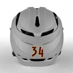 2 Color Custom Font Die Cut Number Decals - Lacrosse