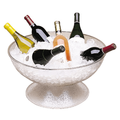 Cambro PPB23176 Camwear Pedestal Punch Bowl Pebbled