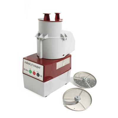 Robot Coupe R2C Commercial Food Processor Continuous Feed Kit & 2 Plates