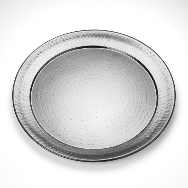 Round Hammered Trays