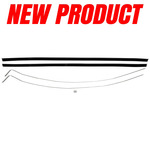 Window Felt Outer Beltline Weatherstrips - Rebuild Set