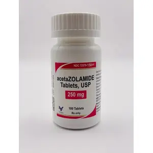 Acetazolamide Tabs 250mg 100s NDC 72578015001