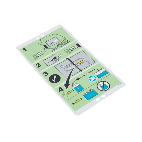 Tennant/Nobles - 4030488 - Label, Tag, Battery [Hydrolink Watering] (Replaces Tennant 1071084)