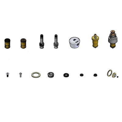 T&S Brass B-8K Faucet Parts Kit Includes: (6) Ltc Removable Inserts