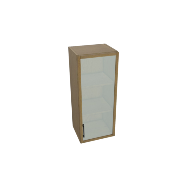 Belmont Glass Door Wall Cabinet Kit - 15”x 36” X 13”