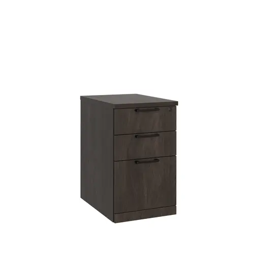 26.5"H MOBILE PEDESTAL B/B/F BRINDLE