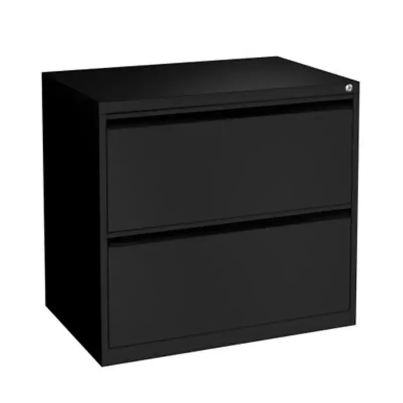 2 DR 36" LATERAL FILE BLACK