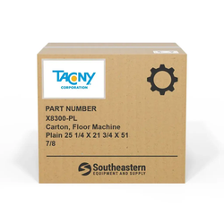 Tacony - X8300-PL - Carton, Floor Machine Plain 25 1/4 X 21 3/4 X 51 7/8