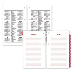 AAGE717T50 AT-A-GLANCE DESK CALENDAR REFILL W/TABS 1 EACH