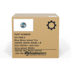Intelligent Cleaning Equipment - 8311690-2 - Blue Motor wheel Tire 250X80..RS26+,RS26L+,RS32+,RS32L+ with blue drive wheel..RS26+ 100139-164..RS32+100161,185-190,194-197,222