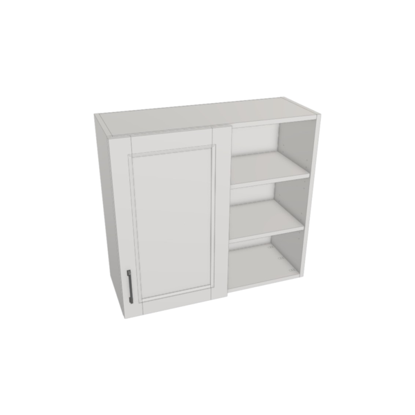 Vail Pure White Box  Wall Blind Corner Kit - 33"x 30"x 13"