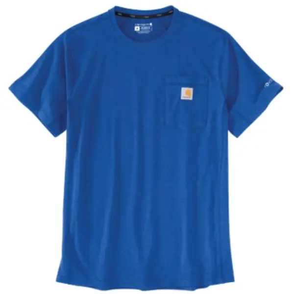 CARHARTT 106652 - Force® Relaxed Fit Midweight Short-Sleeve Pocket T-Shirt -  Electric Indigo Heather